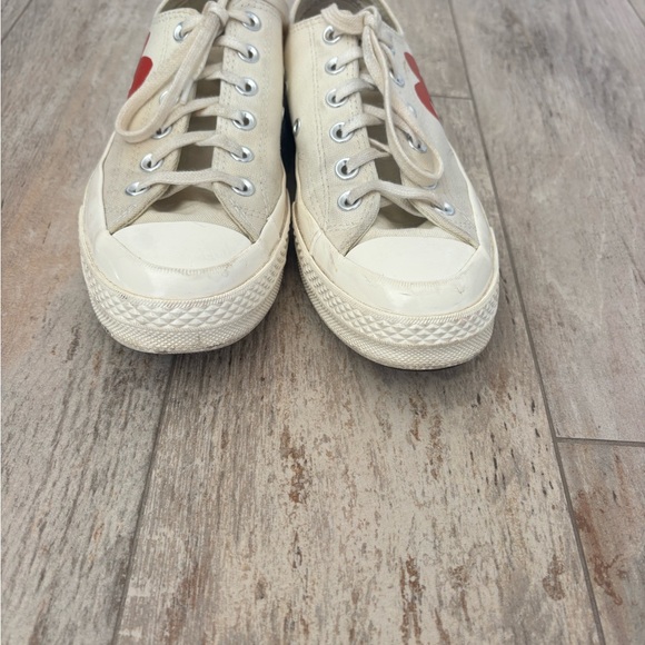Comme de Garçon PLAY x Converse Unisex Chuck Taylor Lace Up Sneakers - Picture 6 of 12